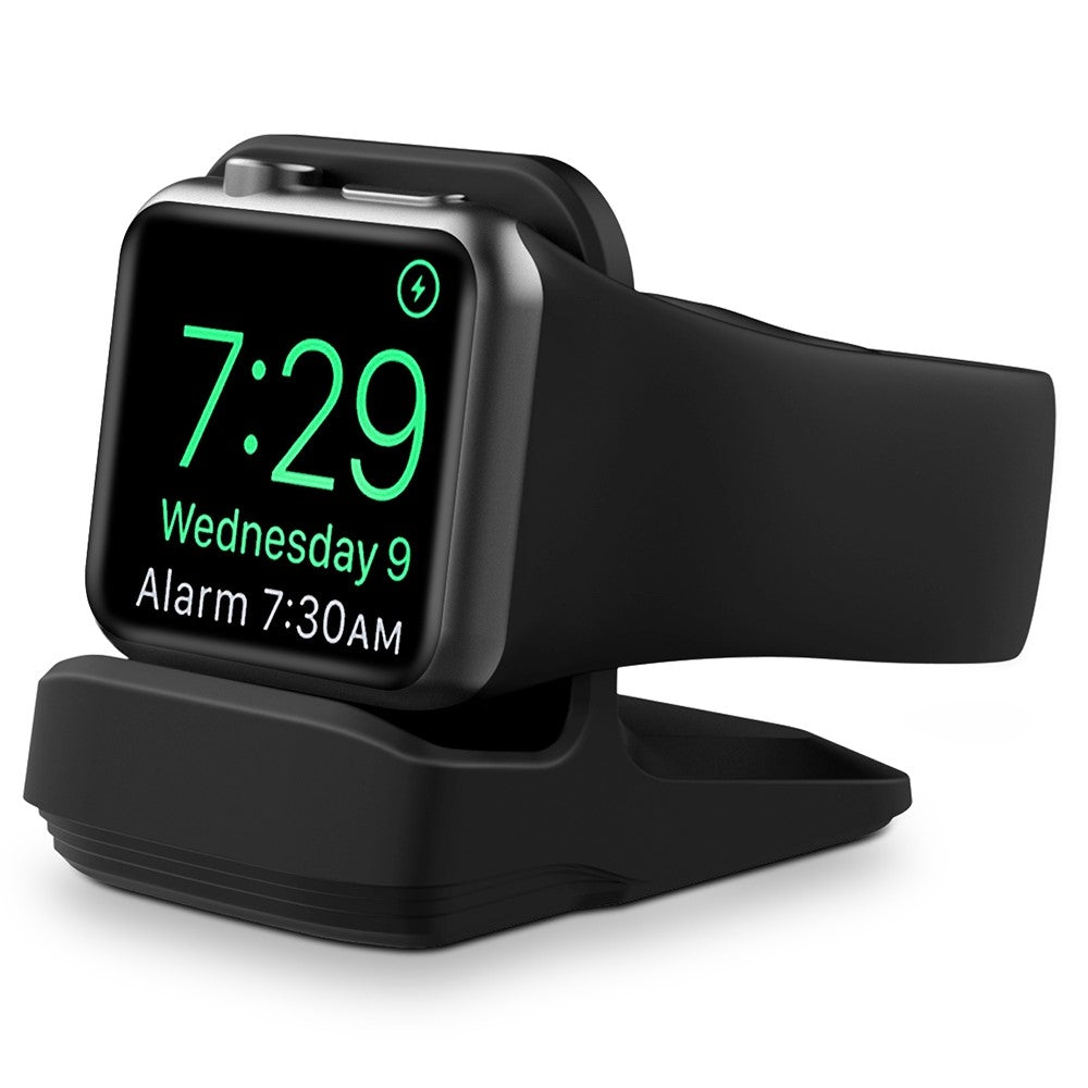 Universal Apple Smartwatch Silikone Holder - Sort#serie_4