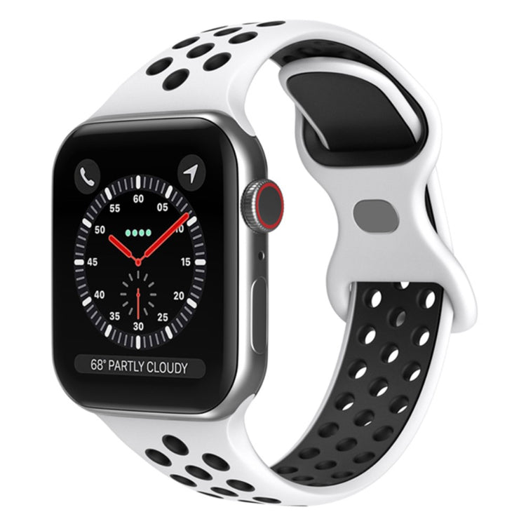 Super fantastisk Apple Watch Series 7 45mm Silikone Urrem - Hvid#serie_3