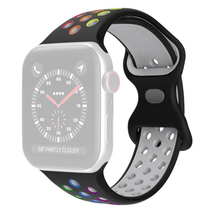 Sejt Apple Watch Series 7 45mm Silikone Rem - Sort#serie_7
