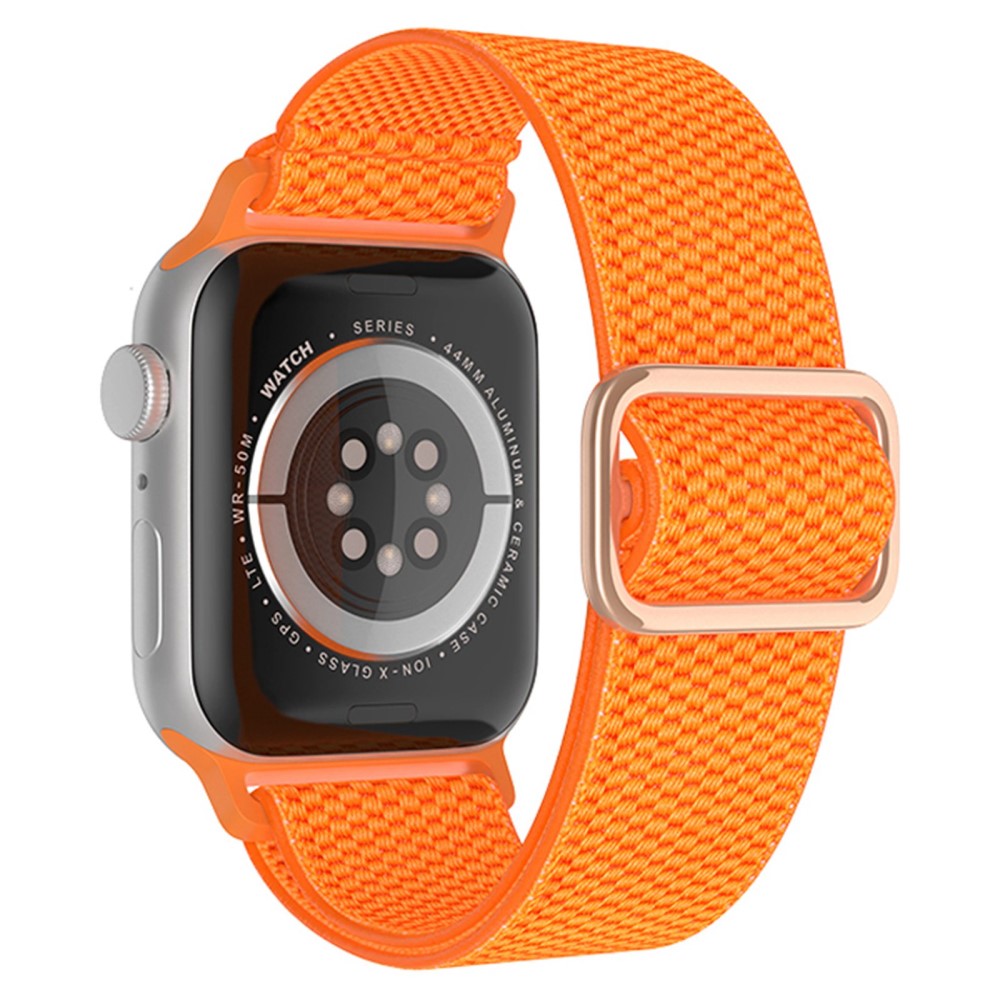 Solid Apple Watch Series 7 45mm Nylon Rem - Orange#serie_1
