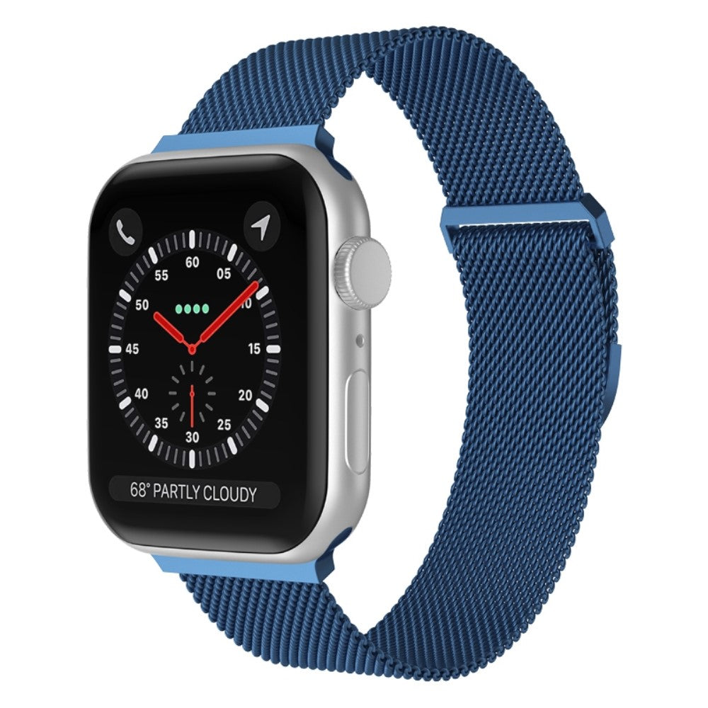Yndigt Apple Watch Series 7 45mm Metal Urrem - Blå#serie_3