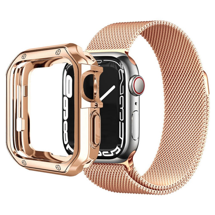 Apple Watch Series 7 45mm  Silikone Bumper  - Pink#serie_5