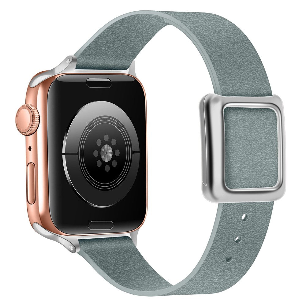 Helt vildt holdbart Universal Apple Ægte læder Rem - Grøn#serie_6