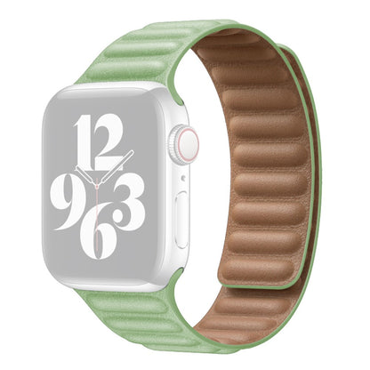 Superflot Universal Apple Ægte læder Rem - Grøn#serie_3