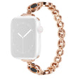 Super Pænt Metal Og Rhinsten Universal Rem passer til Apple Smartwatch