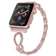 Mega Godt Metal Og Rhinsten Universal Rem passer til Apple Smartwatch