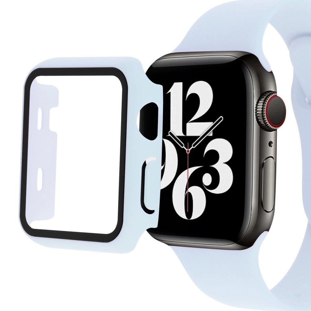 Apple Watch Ultra Plastik Rem med Cover og Hærdet Glas - Blå#serie_6