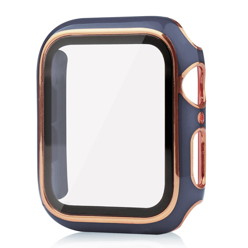 Apple Watch Ultra Plastik Cover med Cover og Hærdet Glas - Sort#serie_9