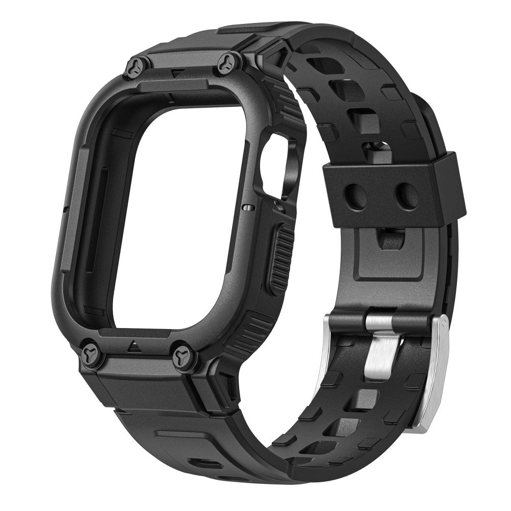 Vildt rart Apple Watch Ultra Silikone Rem - Sort#serie_1