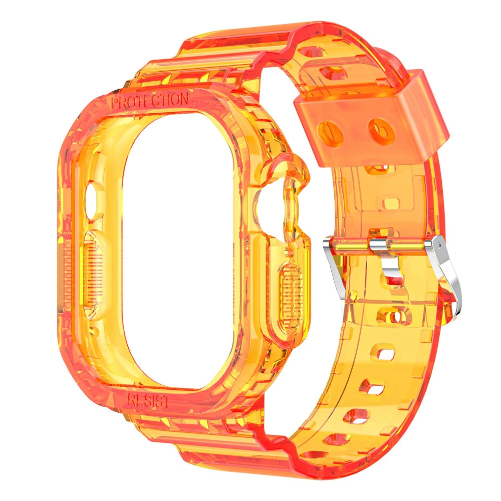 Sejt Apple Watch Ultra Silikone Rem - Orange#serie_1