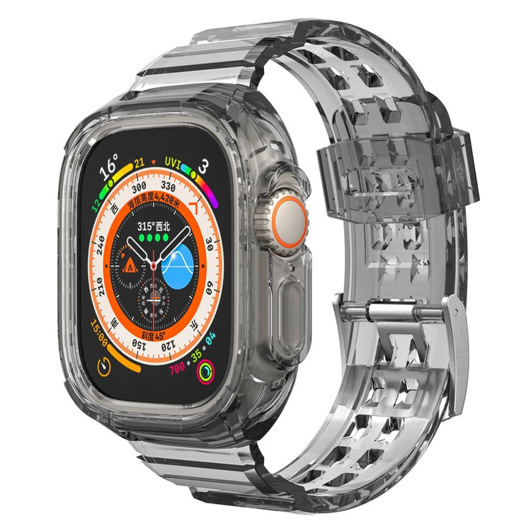 Super sejt Apple Watch Ultra Silikone Rem - Sort#serie_2