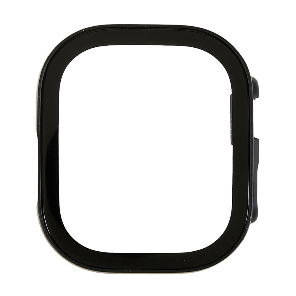 Vildt Godt Apple Watch Ultra Cover med Skærmbeskytter i Plastik og Hærdet Glas - Sort#serie_1
