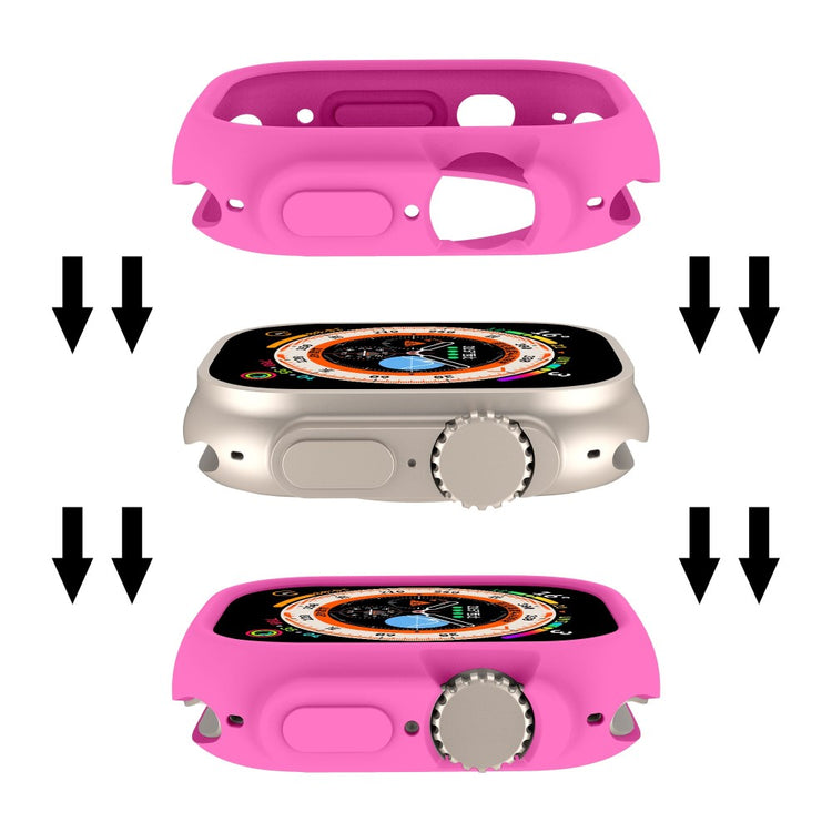 Apple Watch Ultra  Silikone Bumper  - Pink#serie_1