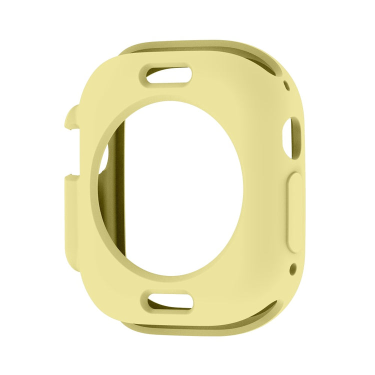Apple Watch Ultra  Silikone Bumper  - Gul#serie_10