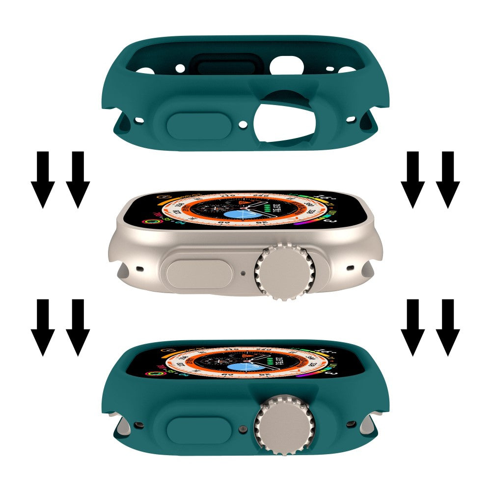 Apple Watch Ultra  Silikone Bumper  - Grøn#serie_11