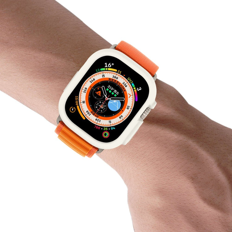 Apple Watch Ultra  Silikone Bumper  - Hvid#serie_12