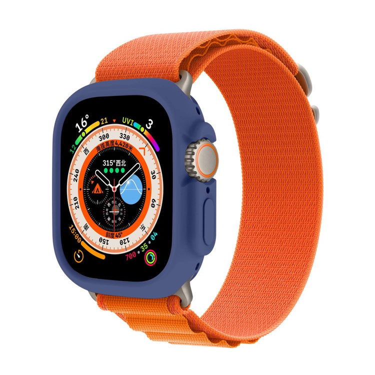 Apple Watch Ultra  Silikone Bumper  - Blå#serie_3
