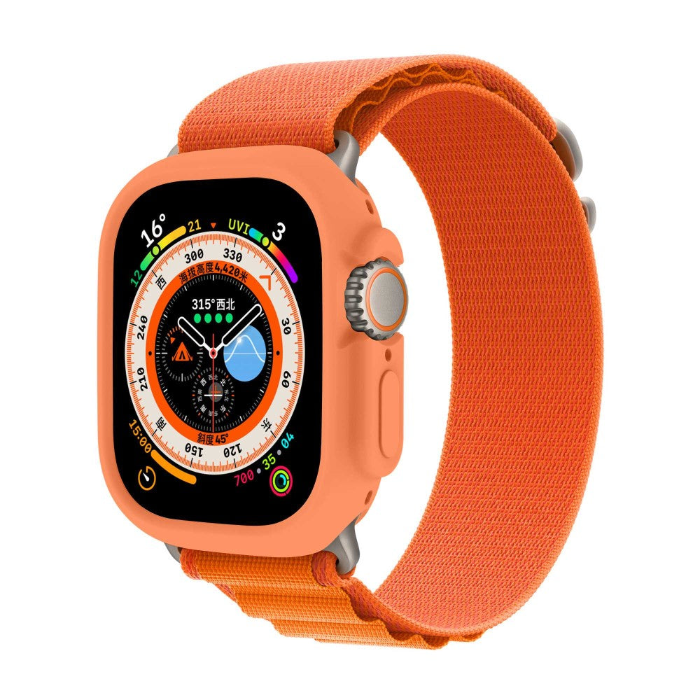 Apple Watch Ultra  Silikone Bumper  - Orange#serie_4