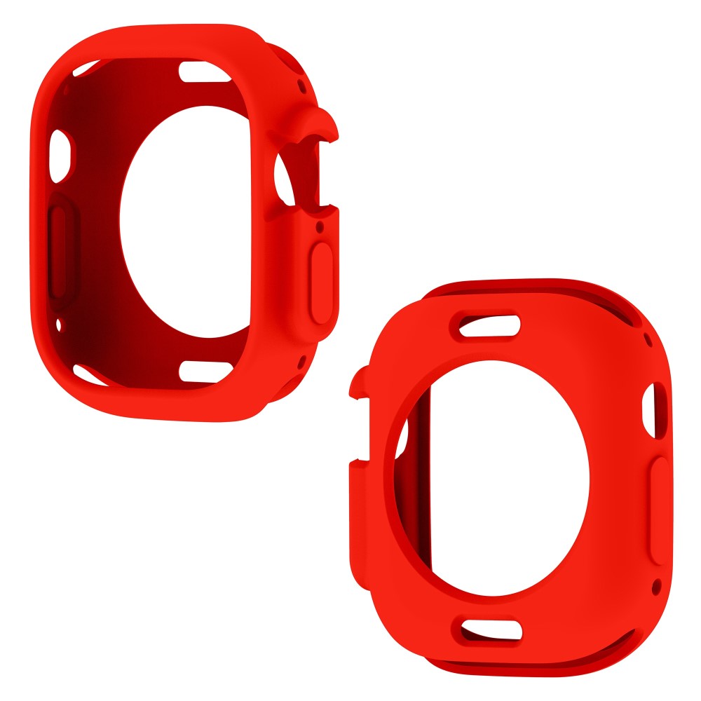 Apple Watch Ultra  Silikone Bumper  - Rød#serie_5