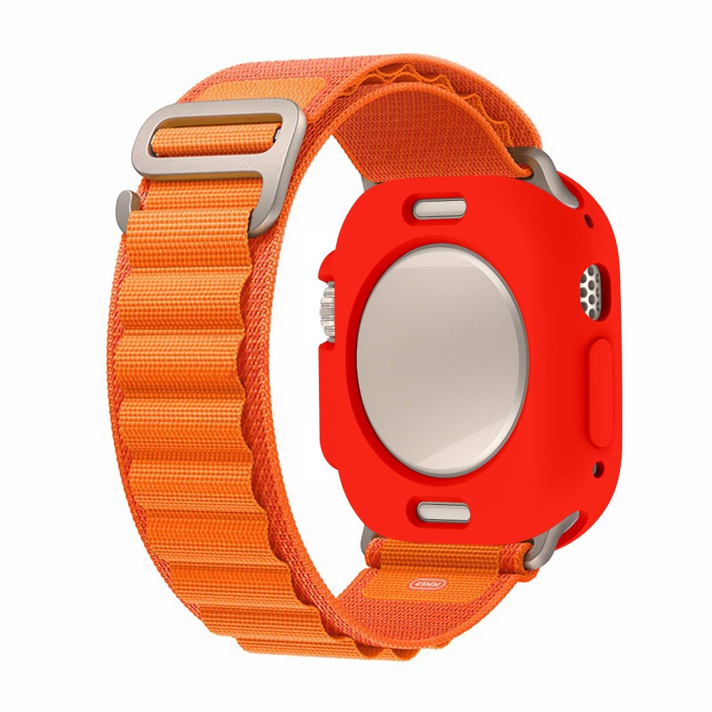 Apple Watch Ultra  Silikone Bumper  - Rød#serie_5