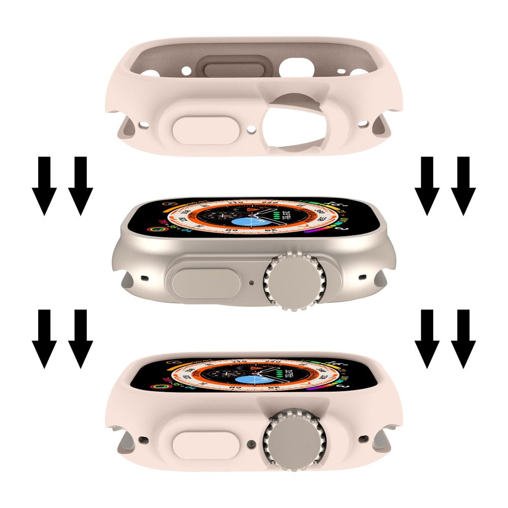 Apple Watch Ultra  Silikone Bumper  - Pink#serie_6