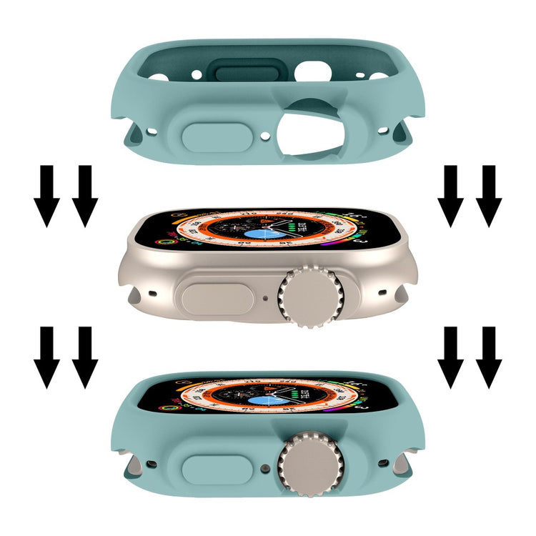 Apple Watch Ultra  Silikone Bumper  - Grøn#serie_8