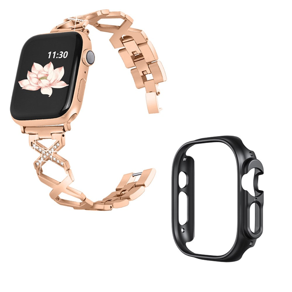 Apple Watch Ultra Metal Rem med Cover - Pink#serie_4