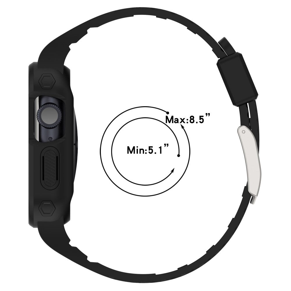 Vildt Flot Plastik Rem passer til Apple Watch Ultra - Sort#serie_1