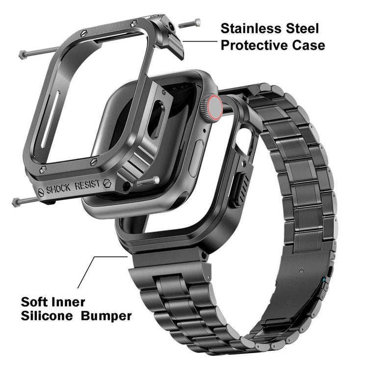 Supercool Metal Universal Rem passer til Apple Smartwatch - Sølv#serie_1