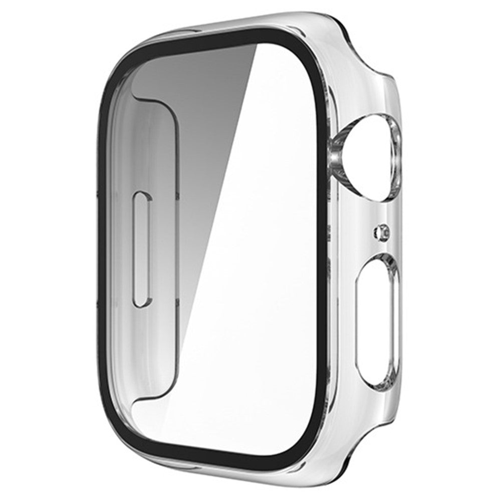 Flot Apple Watch Series 8 (41mm) / Apple Watch Series 7 41mm Cover med Skærmbeskytter i Plastik og Hærdet Glas - Gennemsigtig#serie_3