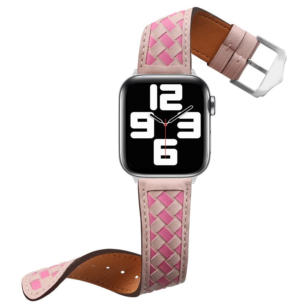 Vildt elegant Universal Apple Ægte læder Rem - Pink#serie_1