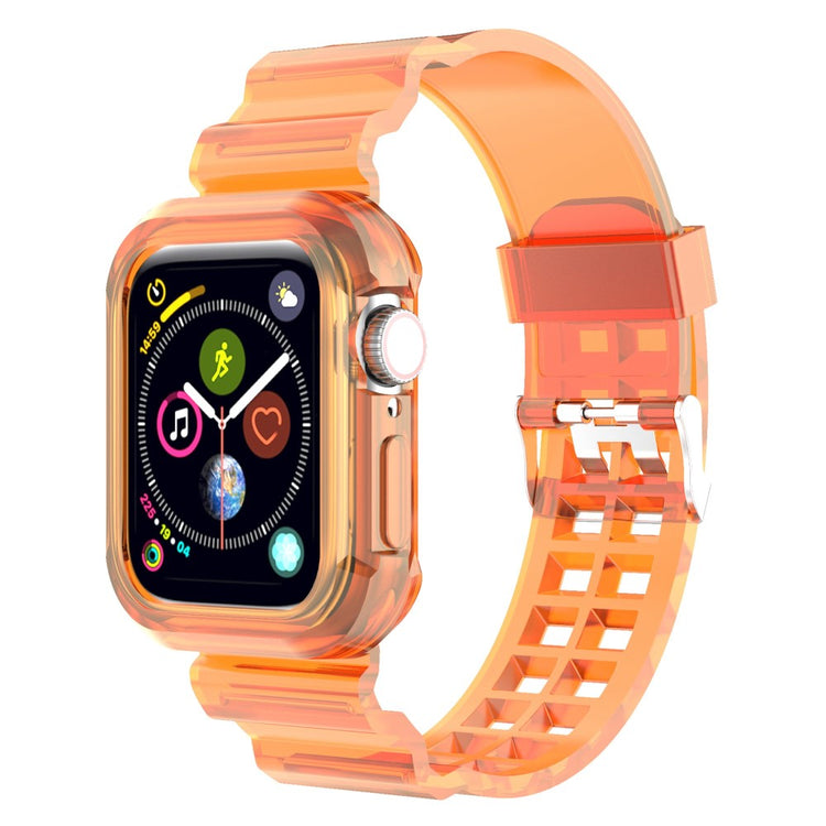 Rigtigt fint Universal Apple Silikone Rem - Orange#serie_3
