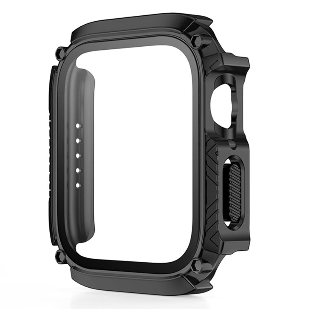 Fed Universal Apple Cover med Skærmbeskytter i Plastik og Hærdet Glas - Sort#serie_1