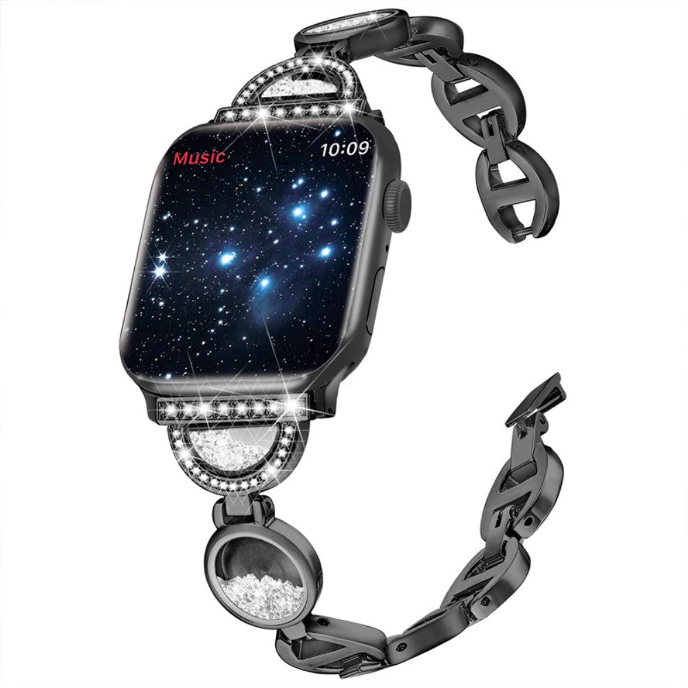 Rigtigt hårdfør Universal Apple Metal Rem - Sort#serie_1