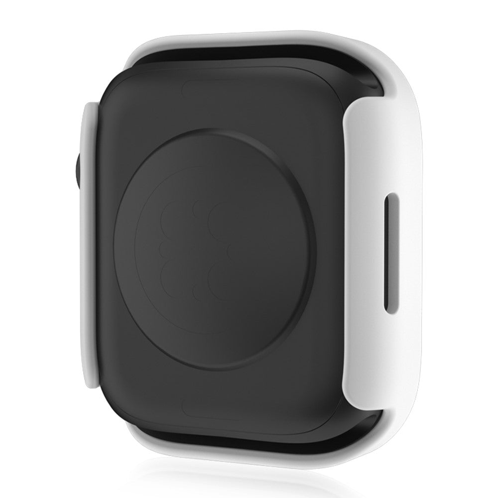 Mega Flot Apple Watch Series 8 (41mm) / Apple Watch Series 7 41mm Cover med Skærmbeskytter i Plastik og Hærdet Glas - Hvid#serie_2