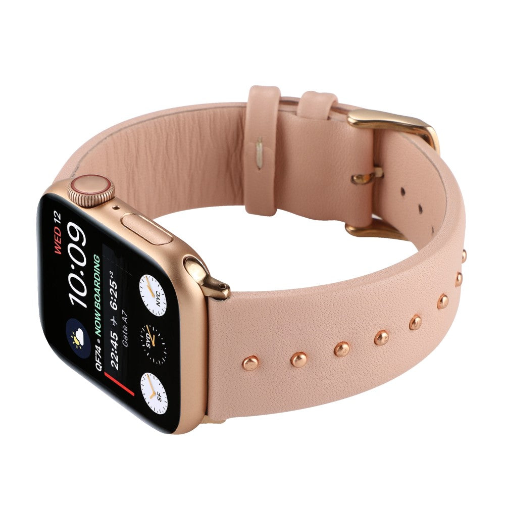 Meget Fantastisk Ægte Læder Universal Rem passer til Apple Smartwatch - Pink#serie_1
