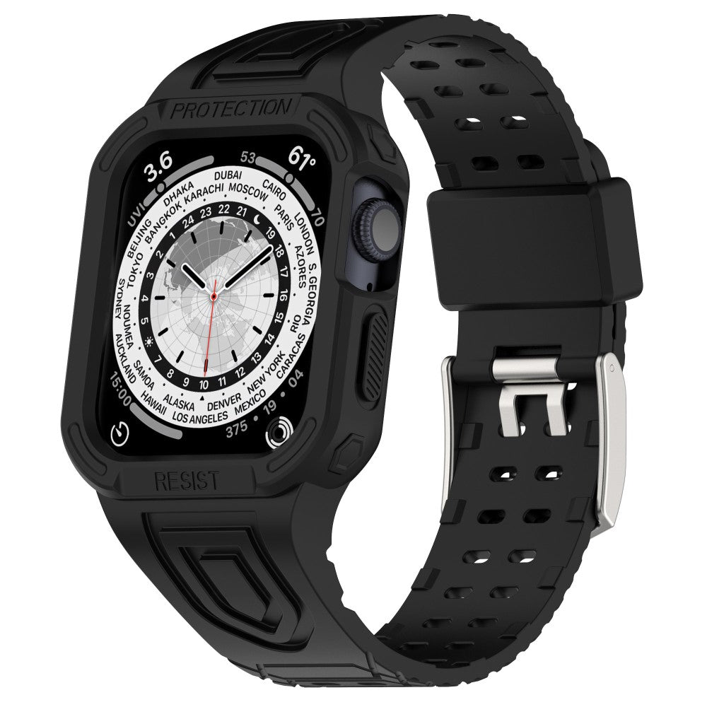 Meget Skøn Plastik Universal Rem passer til Apple Smartwatch - Sort#serie_1