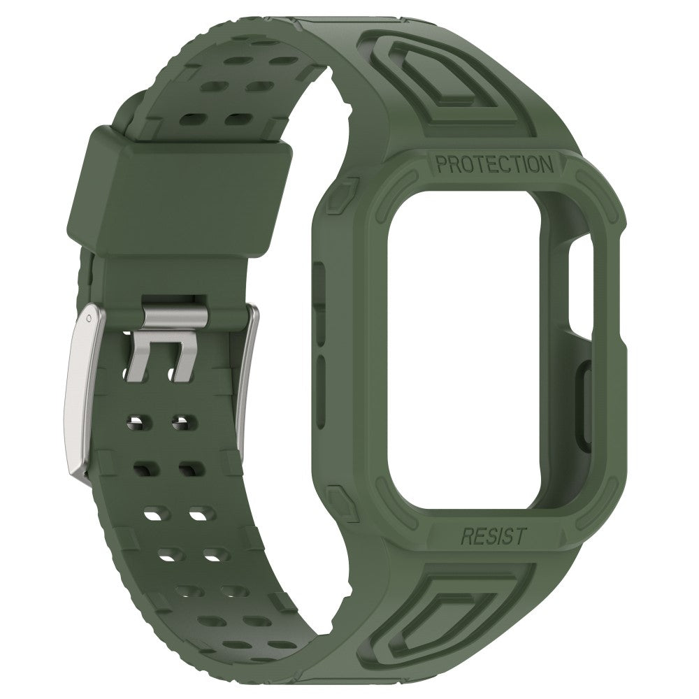 Meget Skøn Plastik Universal Rem passer til Apple Smartwatch - Grøn#serie_2
