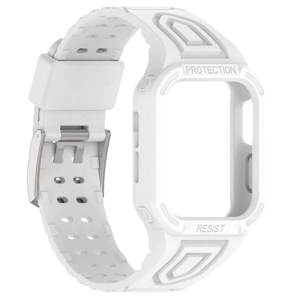 Meget Skøn Plastik Universal Rem passer til Apple Smartwatch - Hvid#serie_3