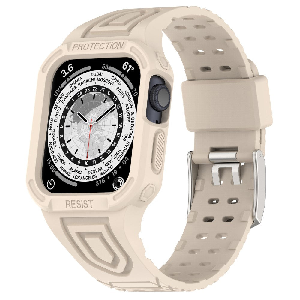 Meget Skøn Plastik Universal Rem passer til Apple Smartwatch - Hvid#serie_8