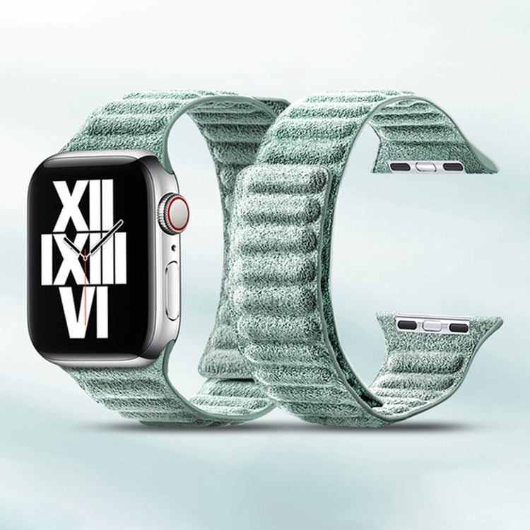 Helt Vildt Flot Kunstlæder Universal Rem passer til Apple Smartwatch - Grøn#serie_3