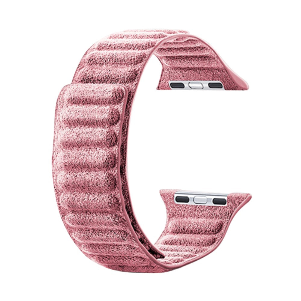 Helt Vildt Flot Kunstlæder Universal Rem passer til Apple Smartwatch - Pink#serie_5
