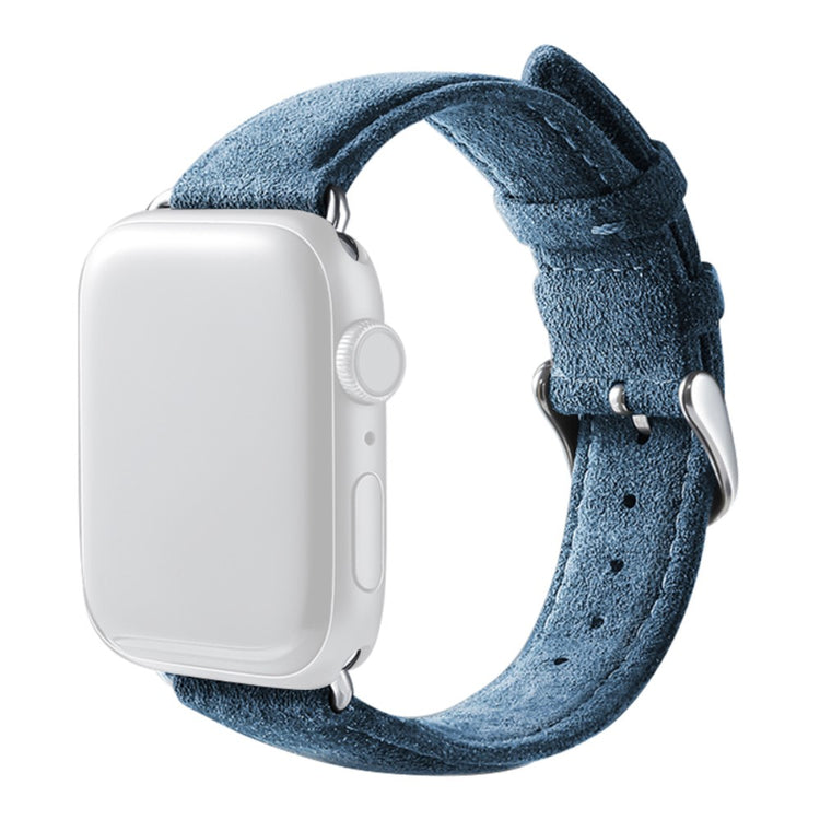 Super Elegant Kunstlæder Universal Rem passer til Apple Smartwatch - Blå#serie_2
