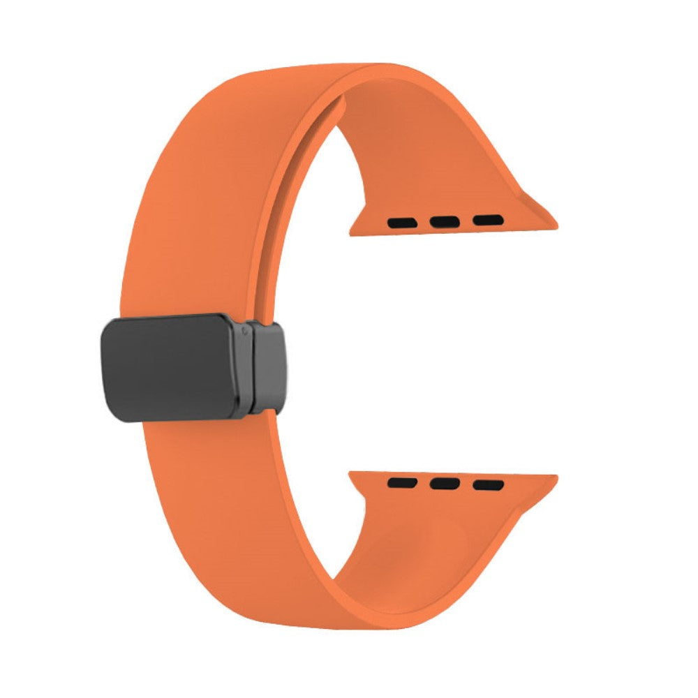 Meget Smuk Silikone Universal Rem passer til Apple Smartwatch - Orange#serie_3