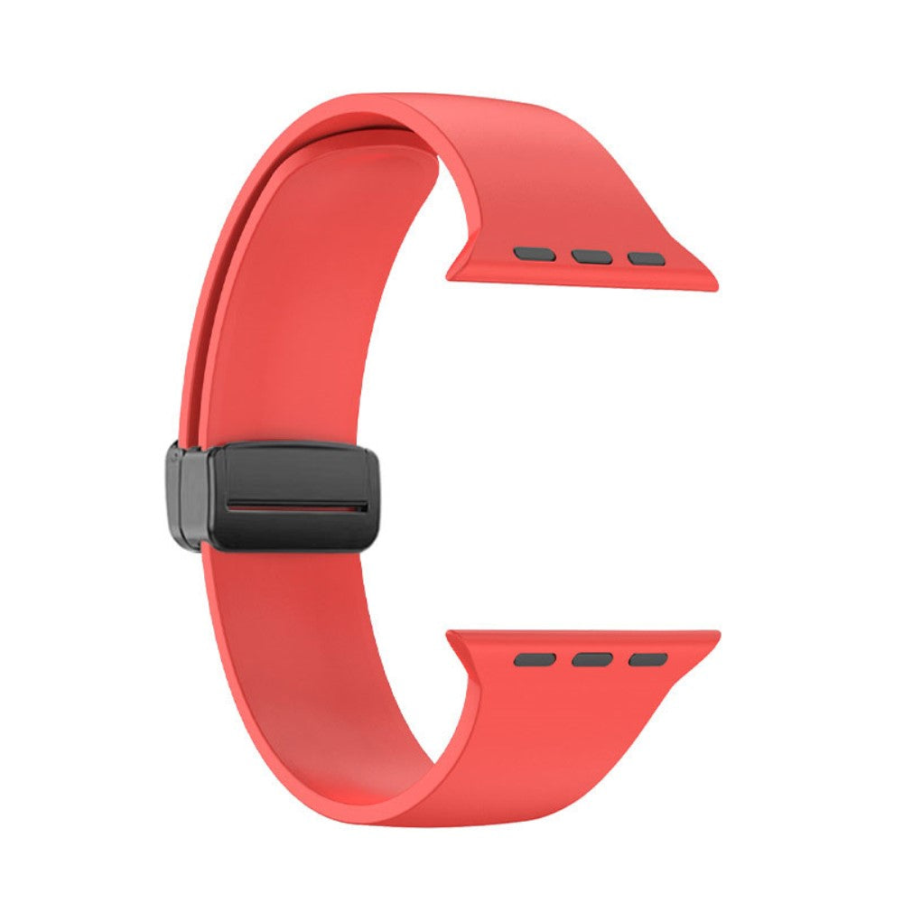 Meget Smuk Silikone Universal Rem passer til Apple Smartwatch - Rød#serie_5