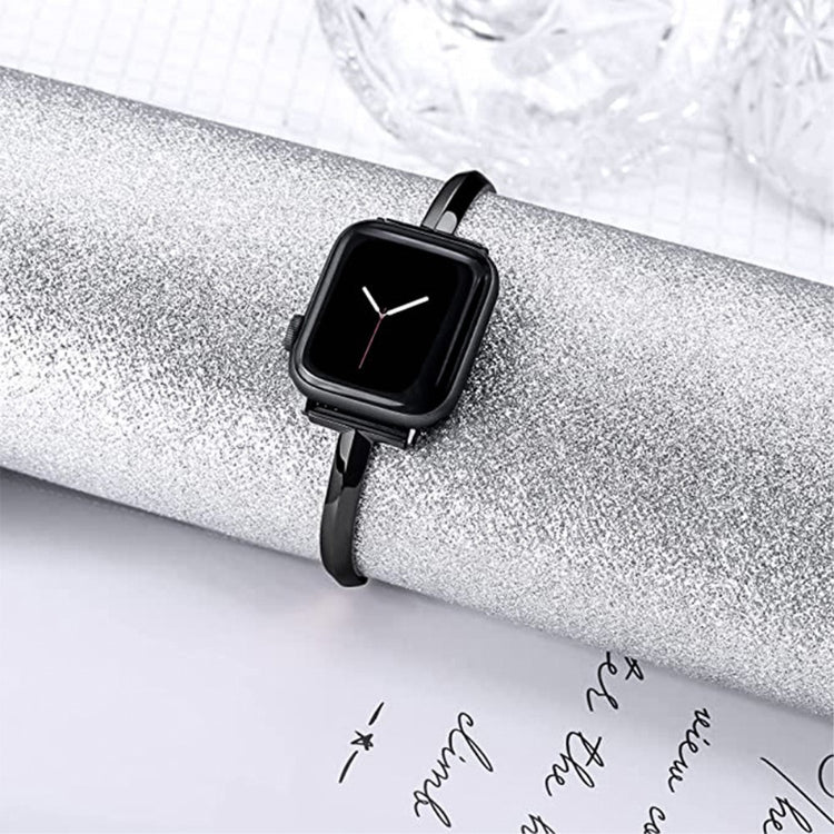 Meget Smuk Metal Universal Rem passer til Apple Smartwatch - Sort#serie_2