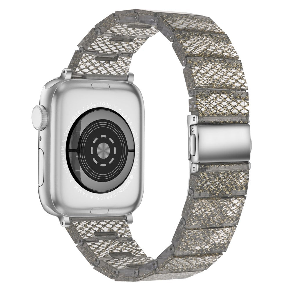 Meget Hårdfør Plastik Universal Rem passer til Apple Smartwatch - Sølv#serie_4