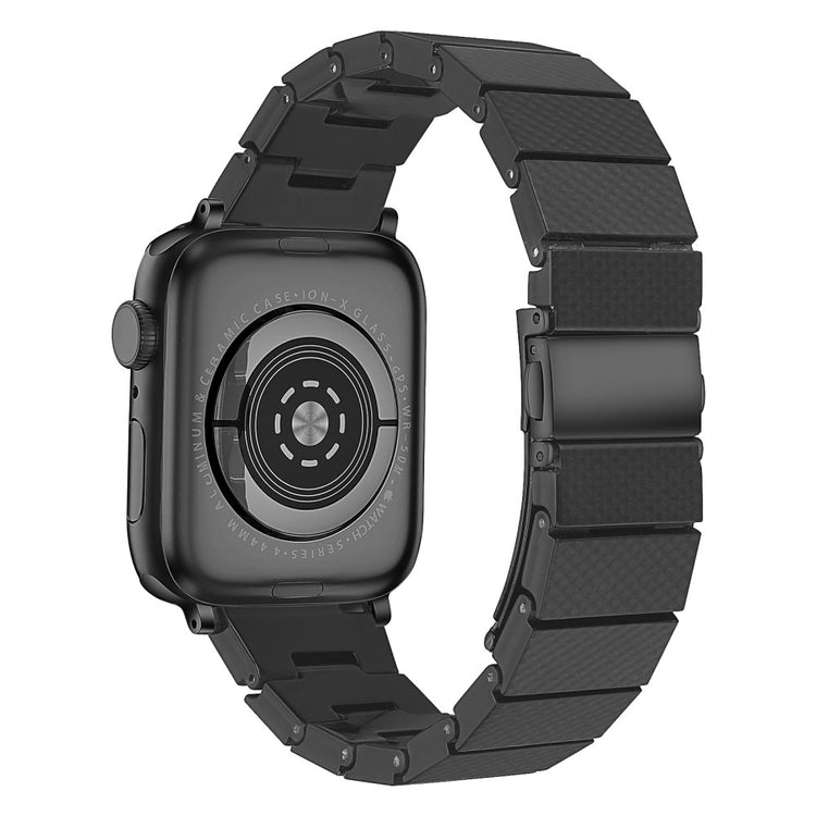 Meget Hårdfør Plastik Universal Rem passer til Apple Smartwatch - Sort#serie_7