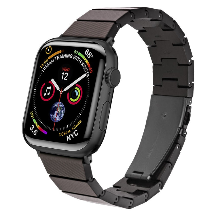 Meget Hårdfør Plastik Universal Rem passer til Apple Smartwatch - Brun#serie_8