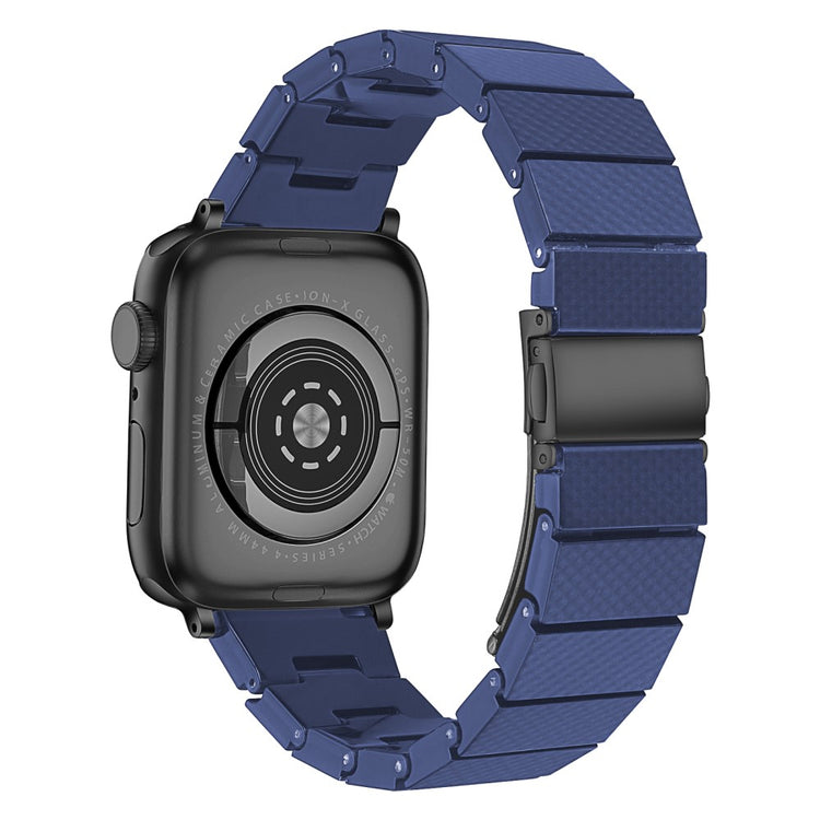 Meget Hårdfør Plastik Universal Rem passer til Apple Smartwatch - Blå#serie_9